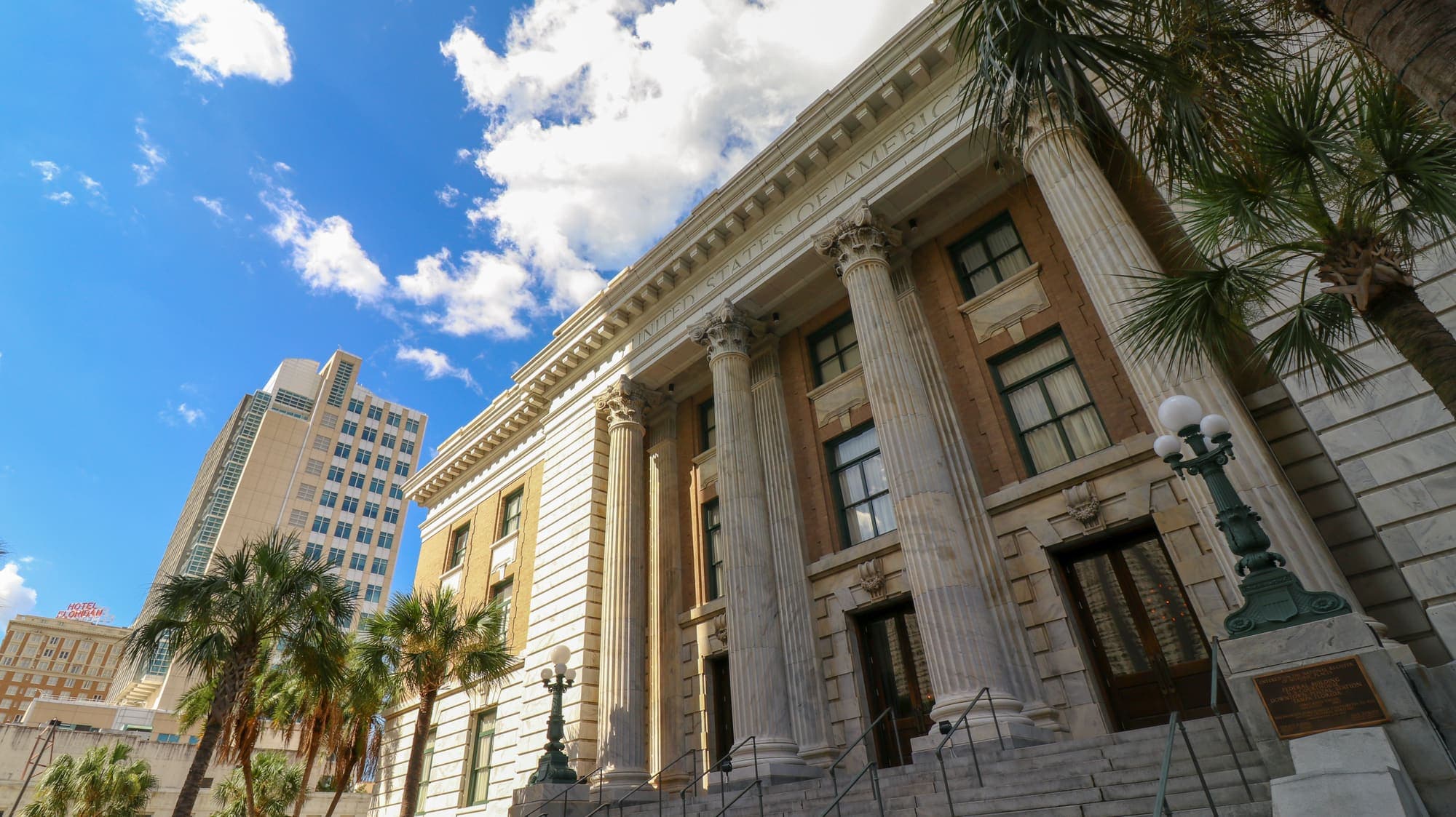 Le Méridien Tampa, the restored 1905 federal courthouse in downtown Tampa