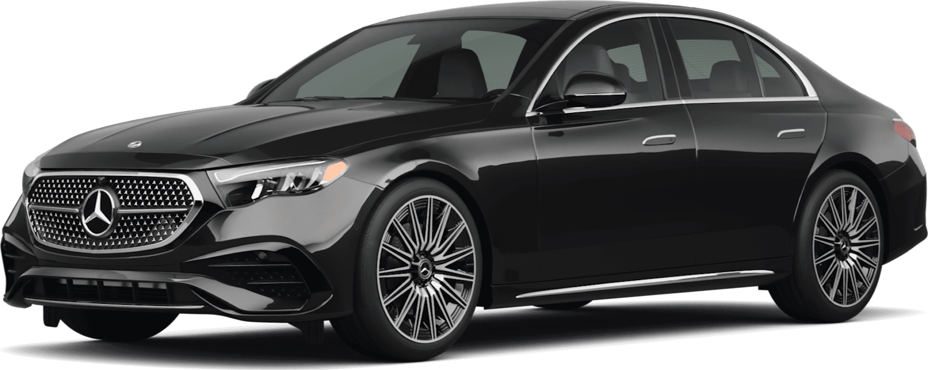 Black Mercedes-Benz E-Class executive sedan for corporate car service in Tampa